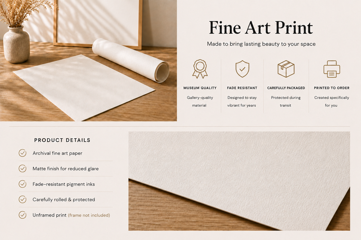Badlands National Park Fall Sunset Wall Art | South Dakota Landscape Painting