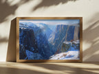 Black Canyon of the Gunnison National Park Winter Wall Art | Colorado Landscape Painting