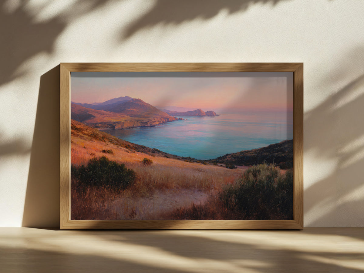 Channel Islands National Park Fall Sunset Wall Art | California Coastal Landscape Painting