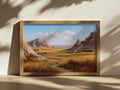 Badlands National Park Fall Wall Art | South Dakota Landscape Painting