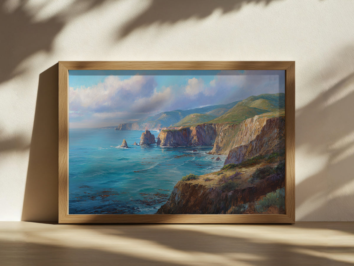 Channel Islands National Park Winter Wall Art | California Coastal Landscape Painting