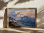 Haleakala National Park Fall Sunset Wall Art | Hawaii Maui Volcano Landscape Painting