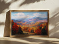 White Mountains Fall Wall Art | New Hampshire Landscape Painting