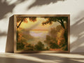 Niagara Falls Summer Sunset Wall Art | Canada New York Landscape Painting