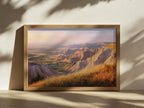 Badlands National Park Fall Sunrise Wall Art | South Dakota Landscape Painting