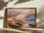 Harding Icefield Spring Sunset Wall Art | Kenai Fjords National Park Alaska Landscape Painting
