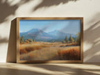 Lassen Volcanic National Park Fall Wall Art | California Landscape Painting