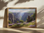 Black Canyon of the Gunnison National Park Spring Wall Art | Colorado Landscape Painting