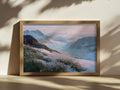Harding Icefield Spring Sunrise Wall Art | Kenai Fjords National Park Alaska Landscape Painting