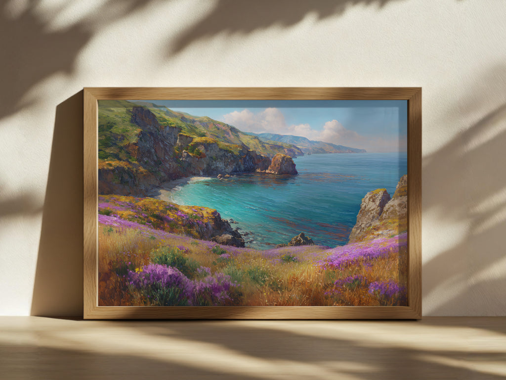 Channel Islands National Park Spring Wall Art | California Coastal Landscape Painting