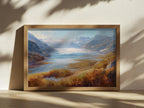 Harding Icefield Fall Wall Art | Kenai Fjords National Park Alaska Landscape Painting