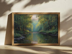 Cuyahoga Valley National Park Summer Sunrise Wall Art | Ohio River Landscape Painting