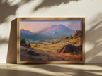 Lassen Volcanic National Park Summer Sunset Wall Art | California Landscape Painting