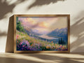 Waterton Lakes National Park Spring Sunrise Wall Art | Canada Lakeside Painting