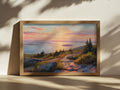 Mount Cadillac Summer Sunrise Wall Art | Acadia National Park Maine Landscape Painting