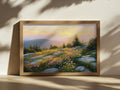 Mount Cadillac Spring Sunset Wall Art | Acadia National Park Maine Landscape Painting