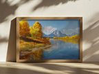 Oxbow Bend Fall Wall Art | Grand Teton National Park Wyoming Landscape Painting