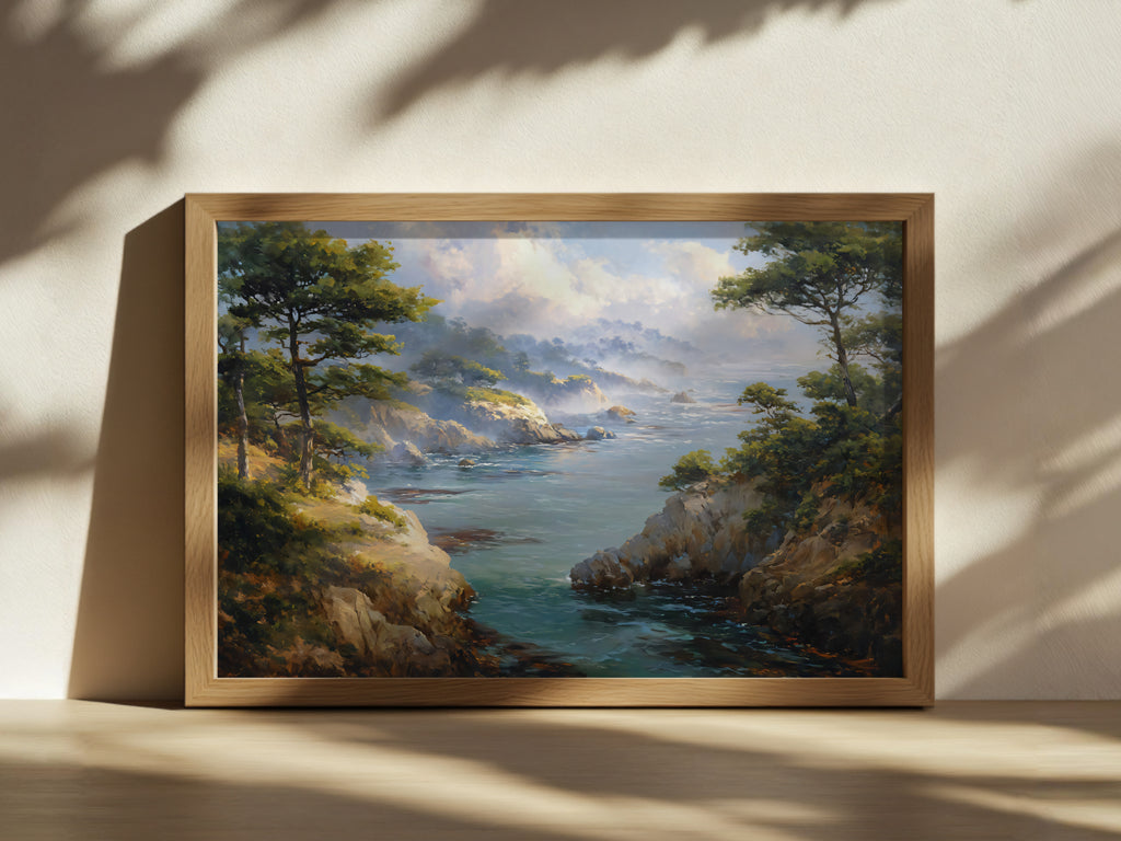 Point Lobos Winter Wall Art | California Monterey Coastal Landscape Painting