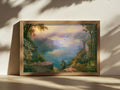 Niagara Falls Summer Sunrise Wall Art | Canada New York Landscape Painting