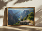 Black Canyon of the Gunnison National Park Summer Wall Art | Colorado Landscape Painting