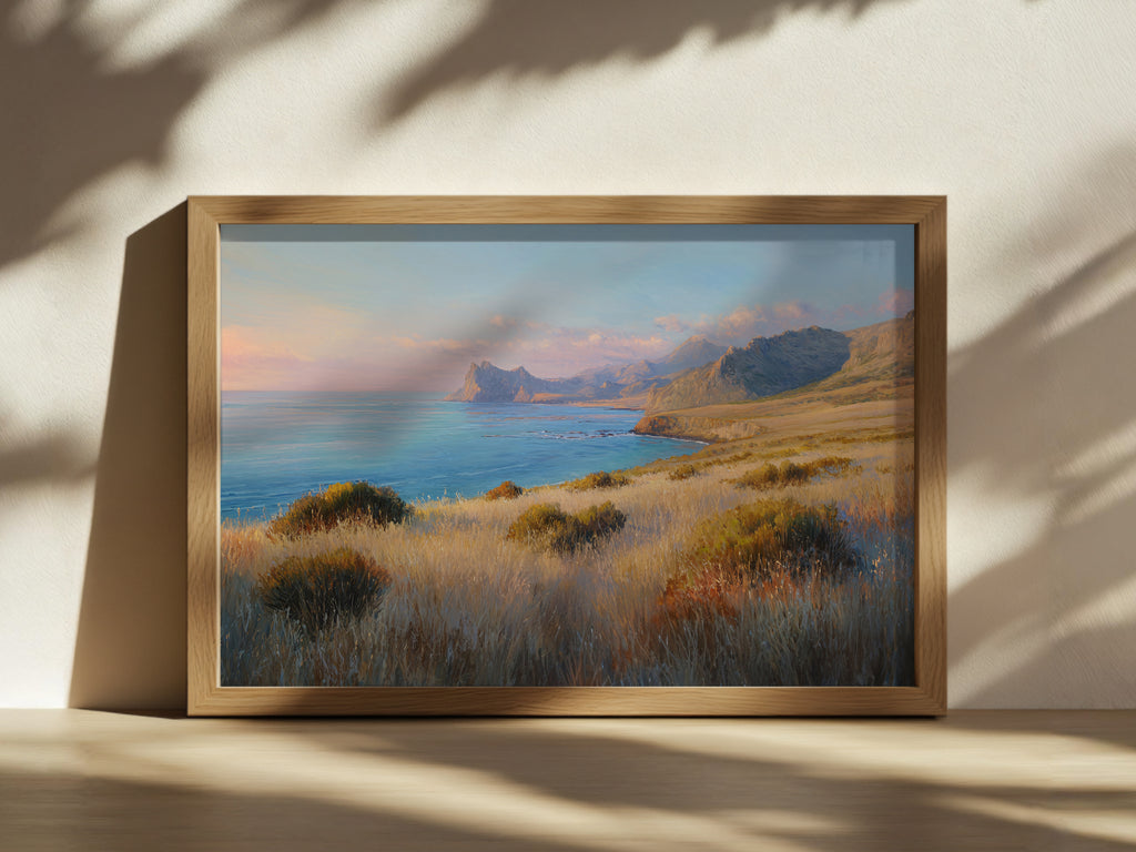 Channel Islands National Park Fall Sunrise Wall Art | California Coastal Landscape Painting
