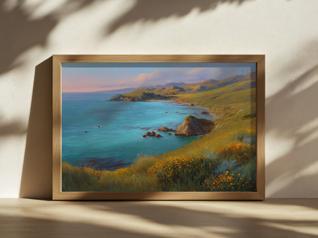 Channel Islands National Park Spring Sunrise Wall Art | California Coastal Landscape Painting