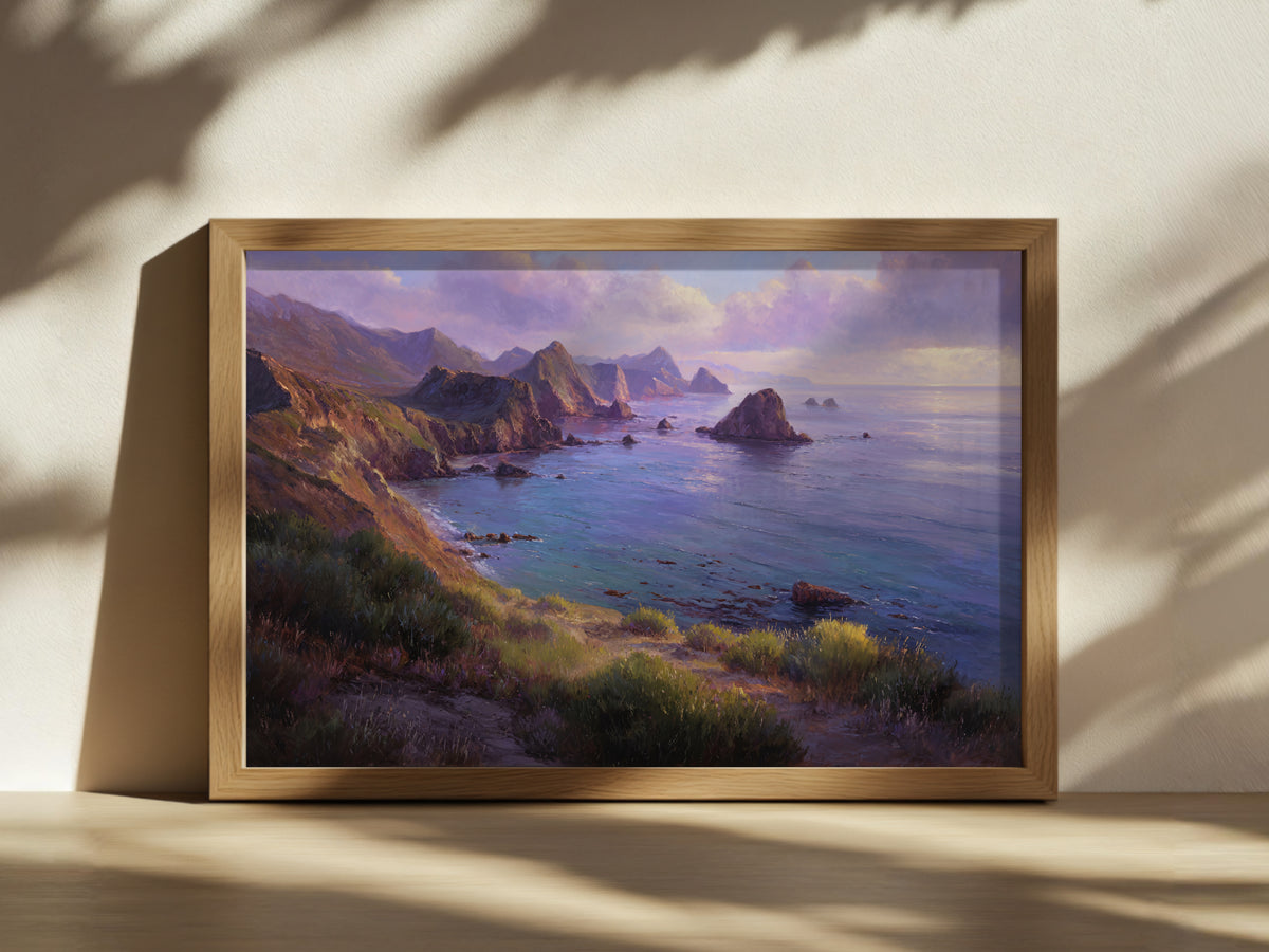 Channel Islands National Park Winter Sunrise Wall Art | California Coastal Landscape Painting