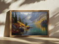 Colchuck Lake Fall Wall Art | Washington Landscape Painting