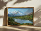 Denali National Park Summer Wall Art | Alaska Mountain Landscape Painting