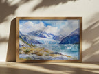Margerie Glacier Spring Wall Art | Glacier Bay National Park Alaska Iceberg Painting