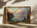Jenny Lake Summer Sunrise Wall Art | Grand Teton National Park Painting