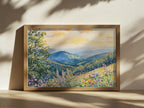 Shenandoah National Park Spring Sunset Wall Art | Virgina Wilfdlower Landscape Painting