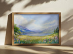 Waterton Lakes National Park Spring Wall Art | Canada Lakeside Painting