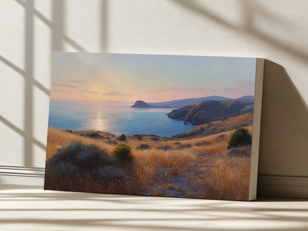 Channel Islands National Park Summer Sunrise Wall Art | California Coastal Landscape Painting