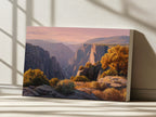 Black Canyon of the Gunnison National Park Fall Sunrise Wall Art | Colorado Landscape Painting