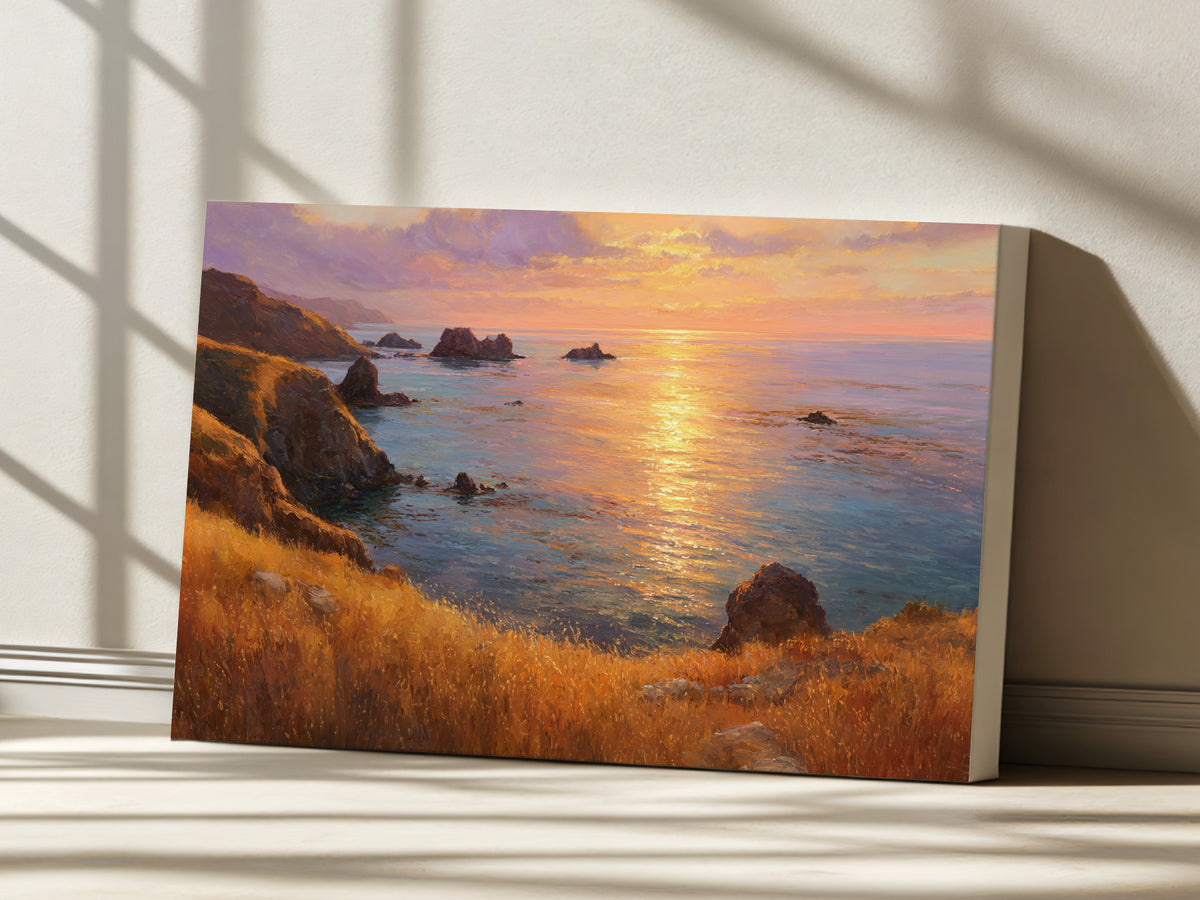 Channel Islands National Park Summer Sunset Wall Art | California Coastal Landscape Painting