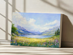 Waterton Lakes National Park Spring Wall Art | Canada Lakeside Painting