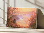 Niagara Falls Spring Sunset Wall Art | Canada New York Landscape Painting