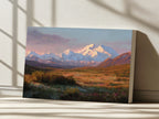 Denali National Park Spring Sunset Wall Art | Alaska Mountain Landscape Painting