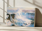 Niagara Falls Winter Wall Art | Canada New York Landscape Painting