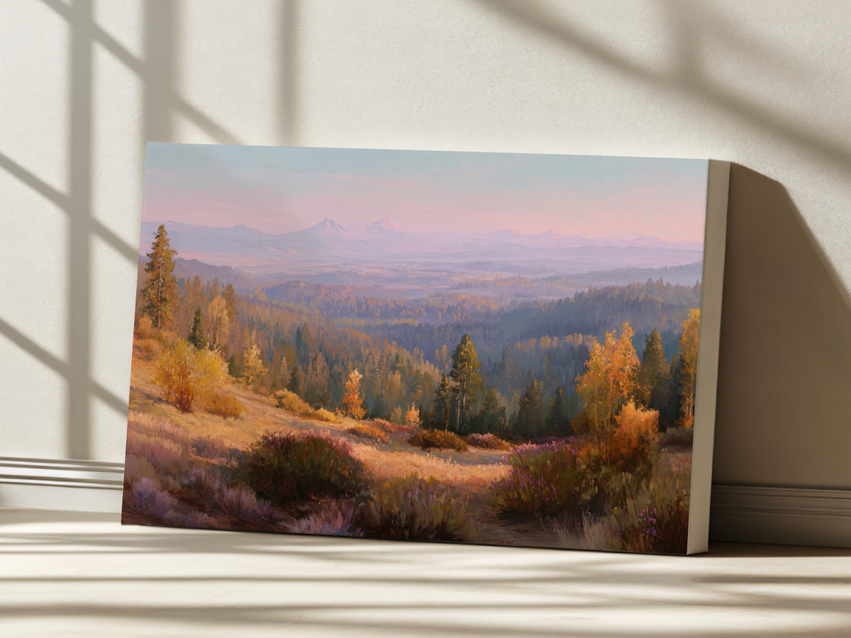 Lassen Volcanic National Park Fall Sunrise Wall Art | California Landscape Painting