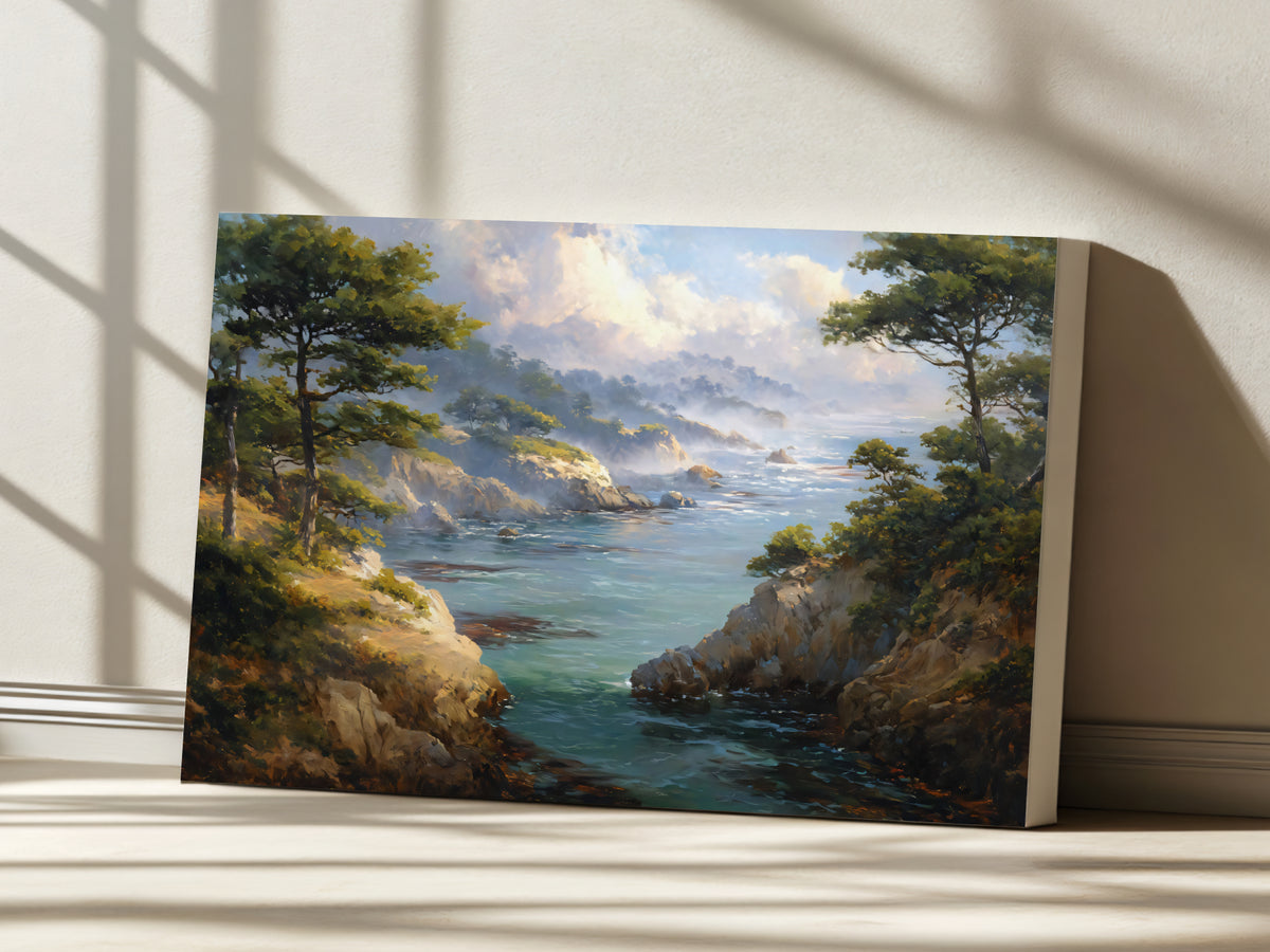 Point Lobos Winter Wall Art | California Monterey Coastal Landscape Painting