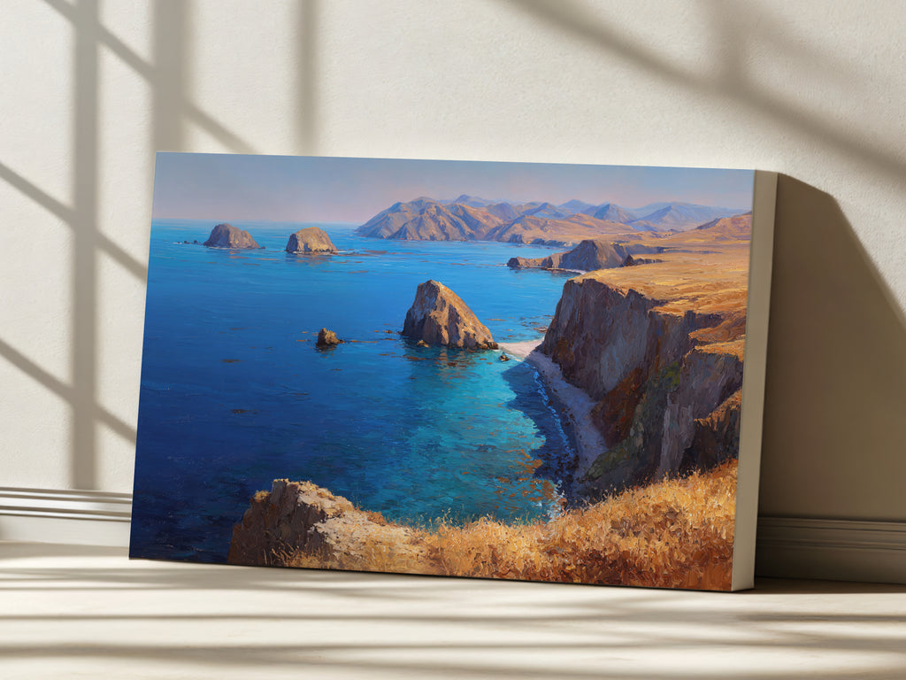 Channel Islands National Park Fall Wall Art | California Coastal Landscape Painting