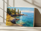 Lake Superior Summer Wall Art | Minnesota Lakeside Landscape Painting
