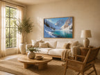 Colchuck Lake Winter Wall Art | Washington Landscape Painting