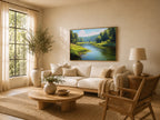 Cuyahoga Valley National Park Summer Wall Art | Ohio River Landscape Painting