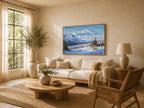 Denali National Park Winter Wall Art | Alaska Mountain Landscape Painting