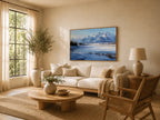 Grand Teton National Park Winter Wall Art | Wyoming Mountain Landscape Painting