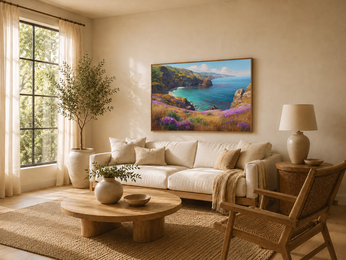 Channel Islands National Park Spring Wall Art | California Coastal Landscape Painting