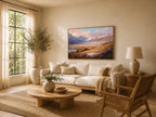 Harding Icefield Summer Sunset Wall Art | Kenai Fjords National Park Alaska Landscape Painting